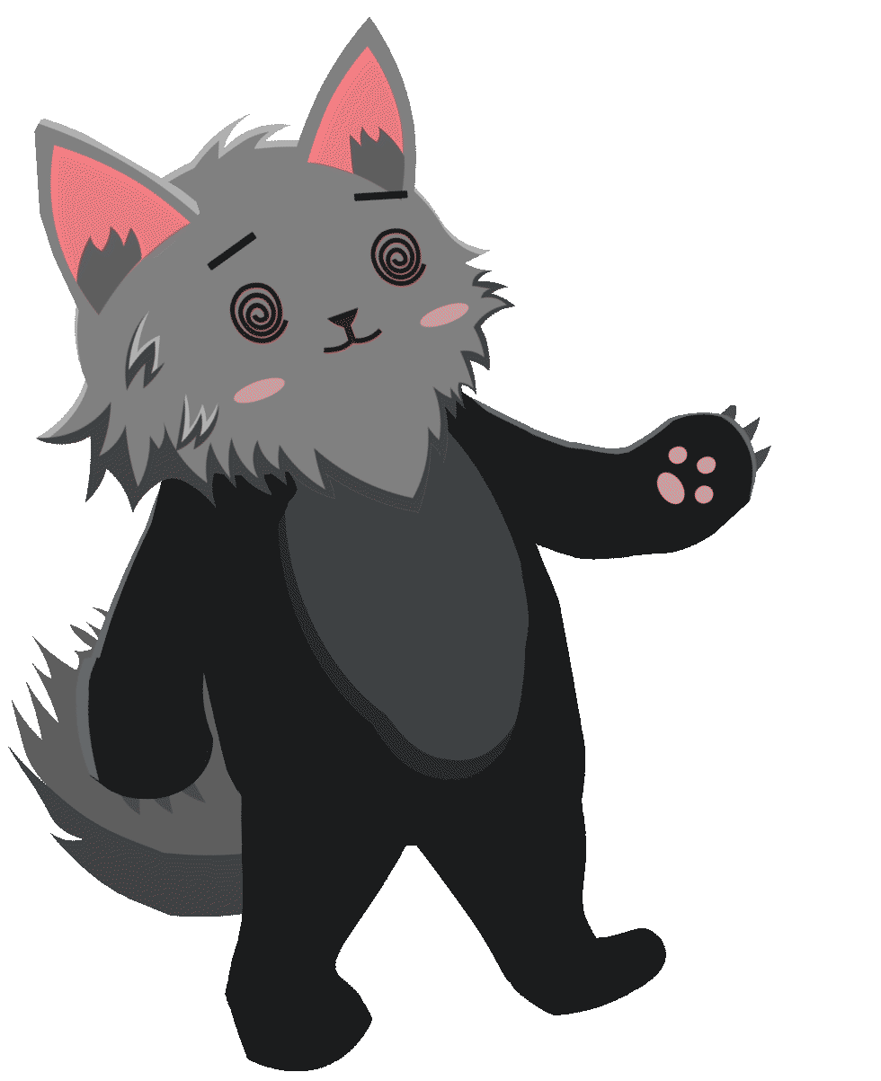 Plucky emotional pose
