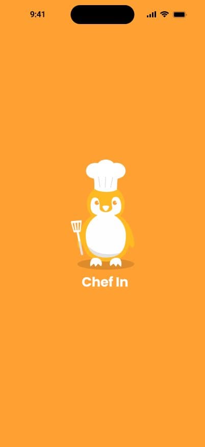 Chef In splash screen